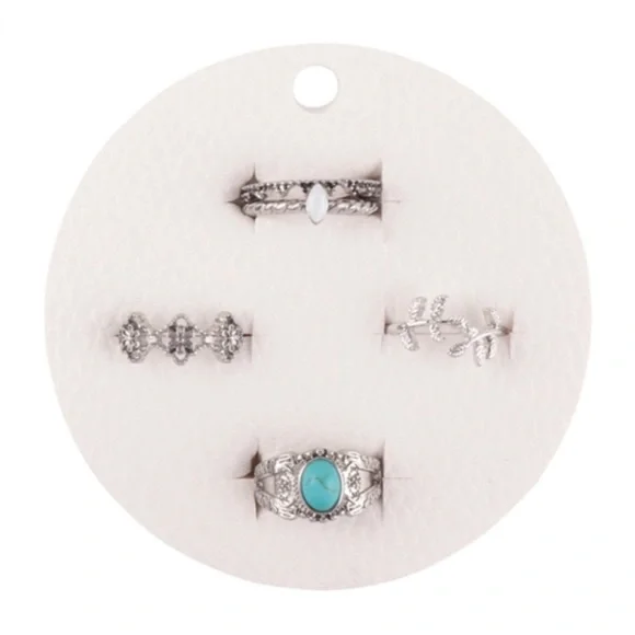 1 LEFT! 4pc Ring Set - Picture 2 of 2